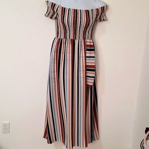 Worn twice Off shoulder shorts romper